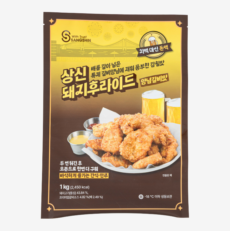 상신 돼지후라이드 양념갈비맛